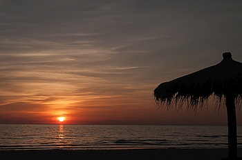 Sonnenuntergang auf Koh Chang.