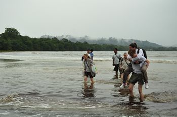 Fussberquerung zu Fuss.