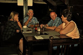 Abends im Restaurant.