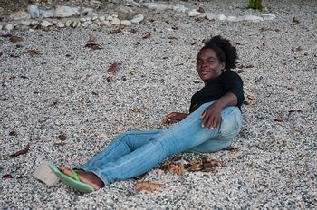 Eine  illegale Haitianerin versuchte, sich der Gruppo anzuschliessen.