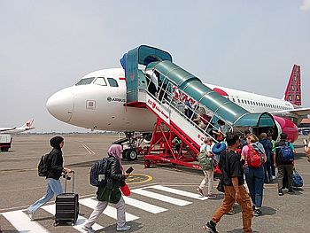 Airbus 320 der Batik Air nach Yogjakarta