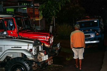 Auf dem Weg zum KingKong-Hill um Mitternacht.
