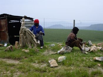  Steinschnitzer im Swaziland