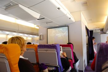 Elfstndigen Flug mit einer 747 der Thai-Airways