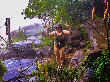 Unterquerung des Salto Sappo